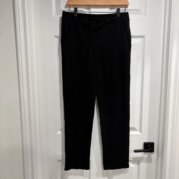 2/$25 Badgley Mischka Women’s Black Pants with Front Tie and Elastic Waist - Picture 2 of 11